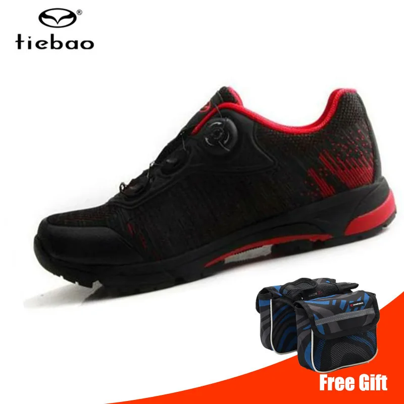 Tiebao, обувь для велоспорта, мужские кроссовки, горный велосипед, обувь для гонок, самоблокирующийся горный велосипед, sapatilha ciclismo mtb, обувь - Цвет: TB22-B1766 R