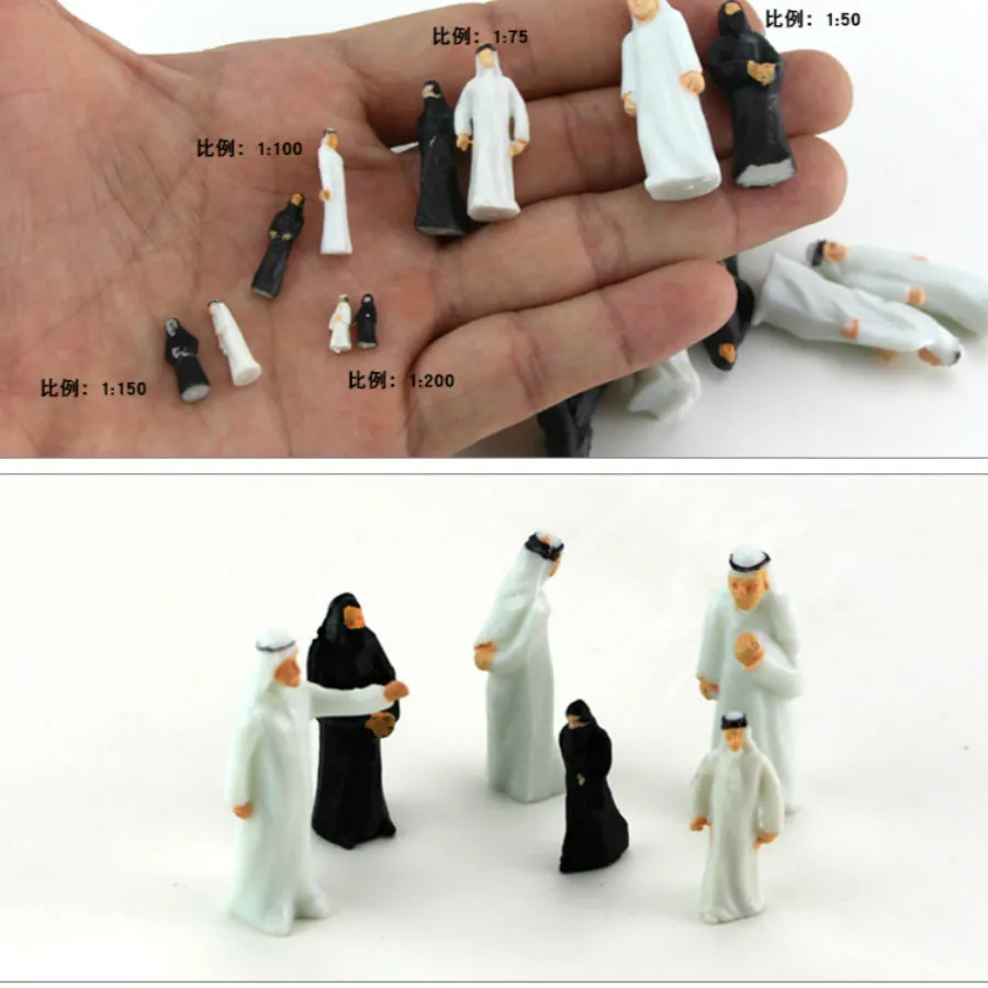 architecture model plastic arab figure in kits toy  (27)