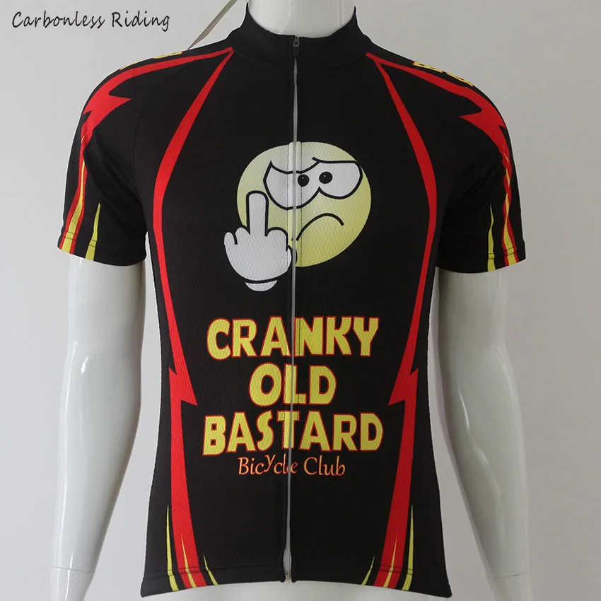 Мужская быстросохнущая велосипедная рубашка Cranky Old Bastard с коротким рукавом Ropa