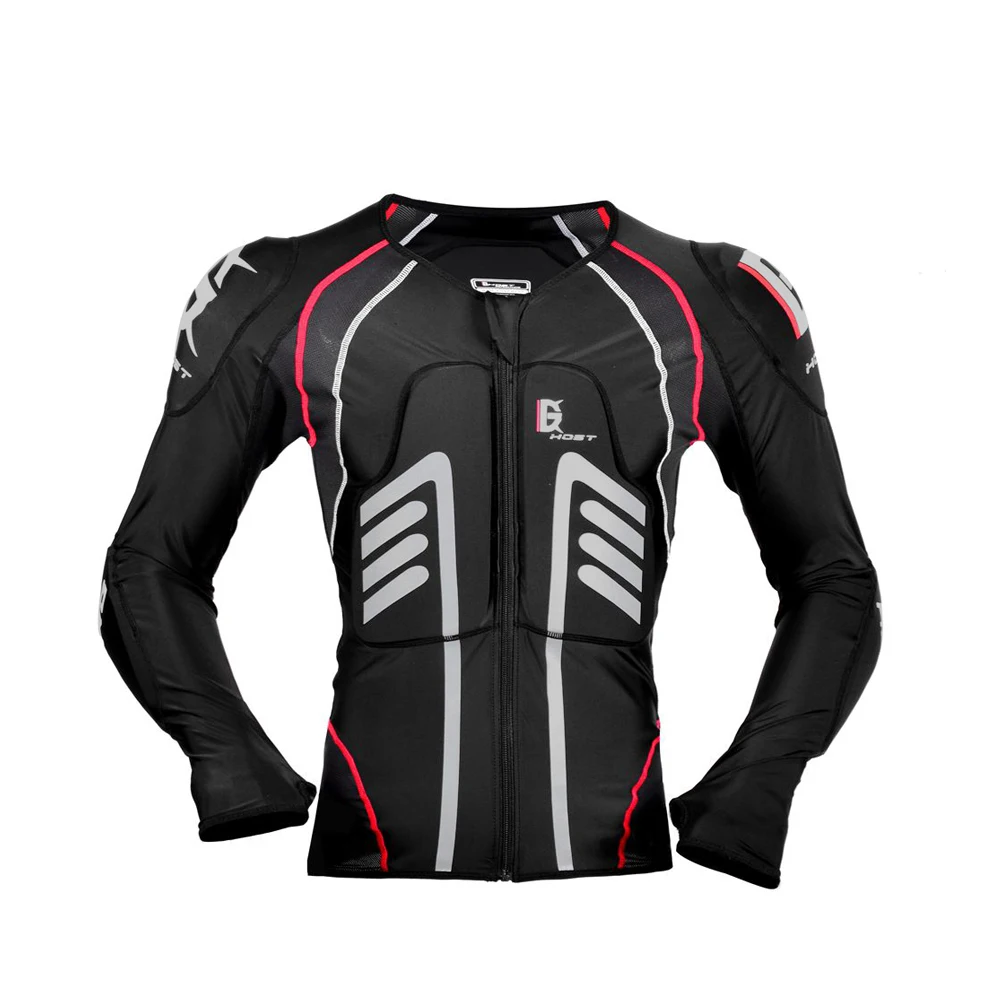 

Spandex GHOST RACING Protection Clothing Motorcycle Jacket OFF-Road Protective Gear safety Body Armor Motor Racing Jacket