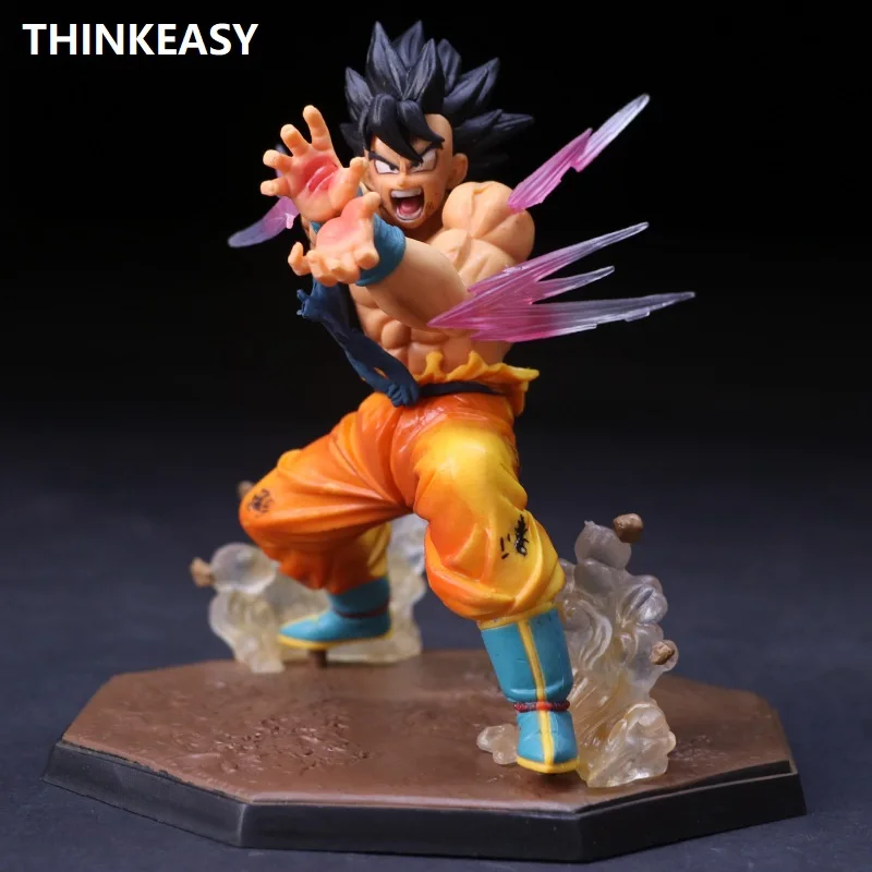 

THINKEASY Anime Dragon Ball Z Cartoon Figurine Son Goku Collectible Action Figure Son gouku Model Decoration children gift