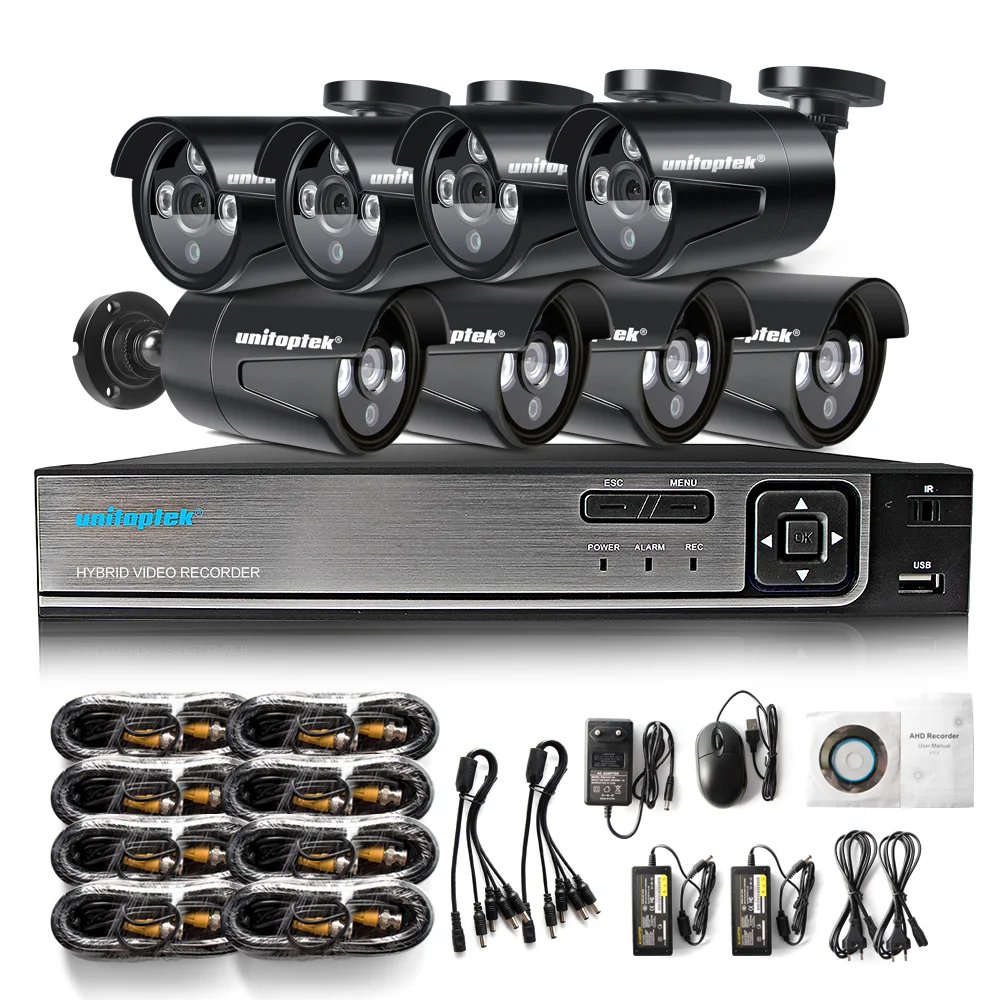 8CH CCTV системы 720 P HD аналоговая камера высокого разрешения система