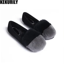 Женская обувь; зимние лоферы с кроличьим мехом; флисовые шлепанцы с квадратным носком; сандалии без застежки на плоской подошве; разноцветная обувь с закрытым носком; большие, черные, зеленые