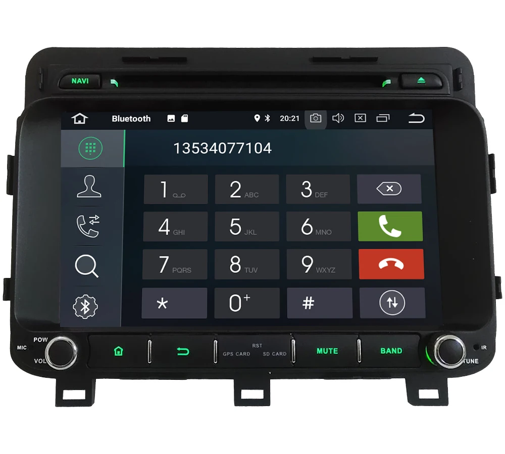 Discount 8" Octa Core 4G Wifi Android 8.1 4GB RAM 64GB ROM RDS BT Car DVD Player Radio GPS Glonass Navigation For Kia K5 Optima 2014 2015 1