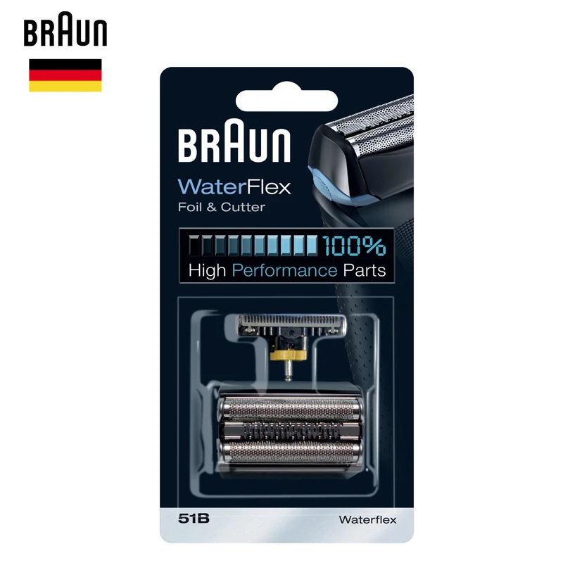 Braun 51B бритвенное лезвие фольга резак серии 5 электробритв головки Замена 8998 8595 8590 5643 5644 5645 550 570 WF1S - Цвет: 51B Foil cutter