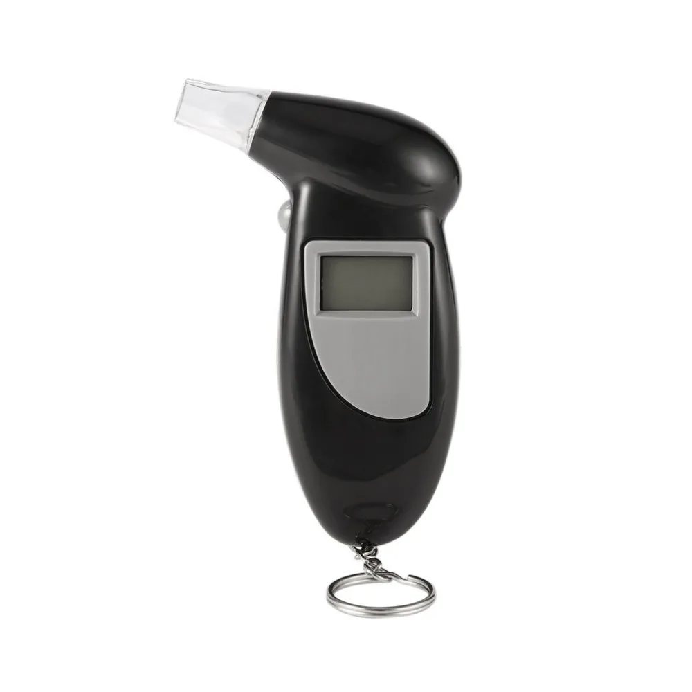 Профессиональный ЖК-дисплей Цифровой тестер на алкоголь полиция оповещение дыхательный спирт тестер анализатор дыхания подсветка