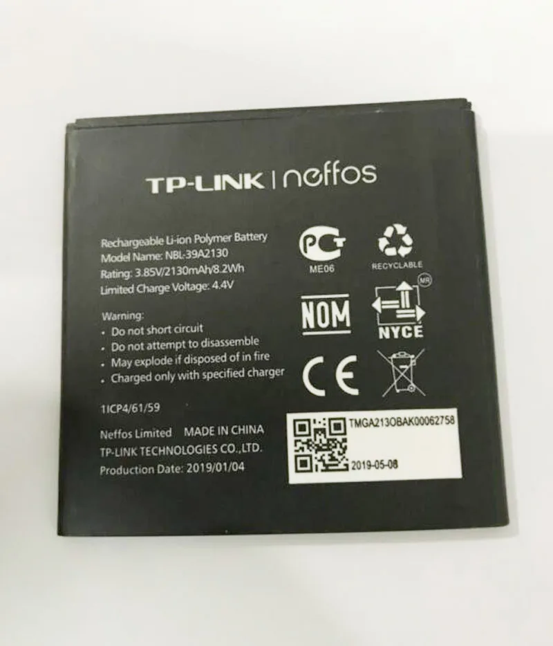 

GeLar 3.85V 2130mAh Original Quality Battery NBL-39A2130 for TP-Link Neffos Y5 / TP802A