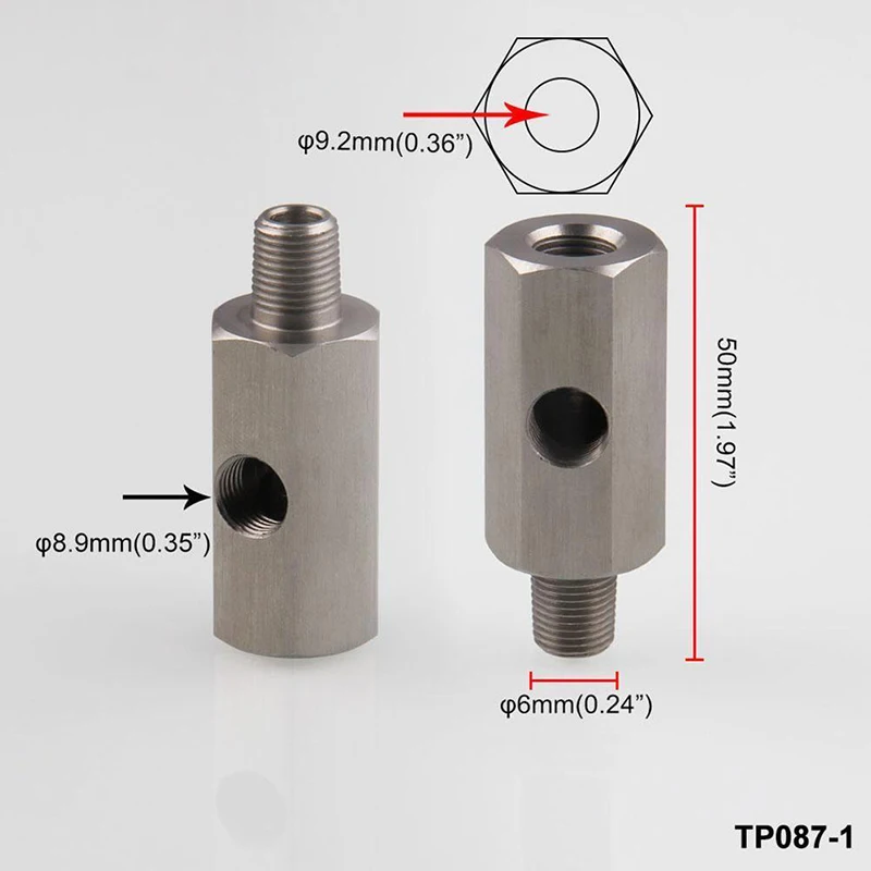 Нержавеющая сталь 1/8BSPT масло Давление Сенсор Тройник-NPT адаптер турбо цена поставка корм линия