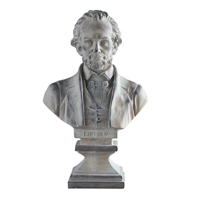 

46.7CM POTUS Head Portraits Bust United States of America Statesman Statue Desktop Decoration Office Resin Craftwork L2411