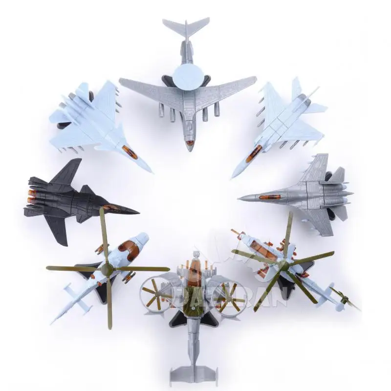 4D Assembled Fighter Airplane Helicopter Model Collection Puzzle Figure 1:165