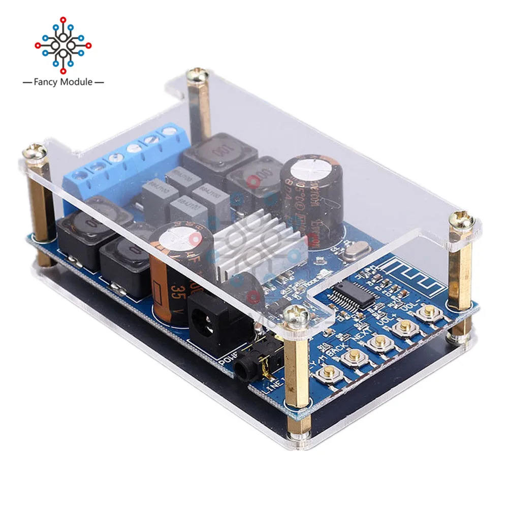 Bluetooth Digital Power Amplifier Board Stereo No POP Tone 50W*2DIY Audio Amplif Bluetooth Digital Power Amplifier Board Stereo No POP Tone 50W*2DIY Audio Amplif