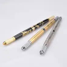 Ручка для микроблейдинга полу Перманентный макияж бровей ручная машинка для различных иглы Лезвия косметический Красота