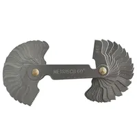 52 Blade stainless steel Screw Thread Measuring Gauge Metric Pitch Cutting Tool 60 Degree W/55 Degree Inch System Measuring Tool 1