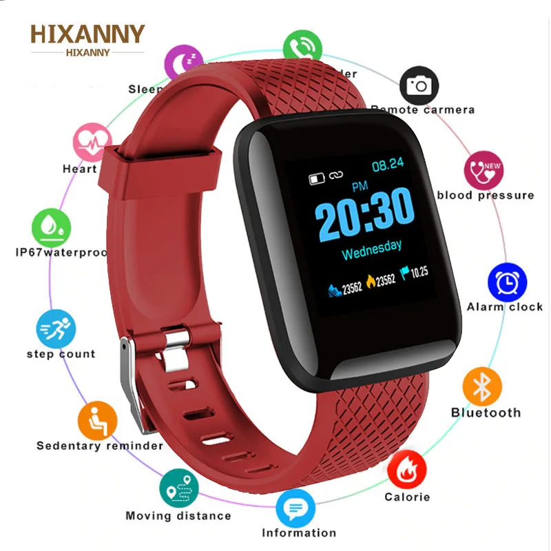 

Smart Fitness Bracelet Men Pedometer Blood Pressure Monitor Smart Wristbands Fitness Tacker For Android IOS Phone Reloj Hombre