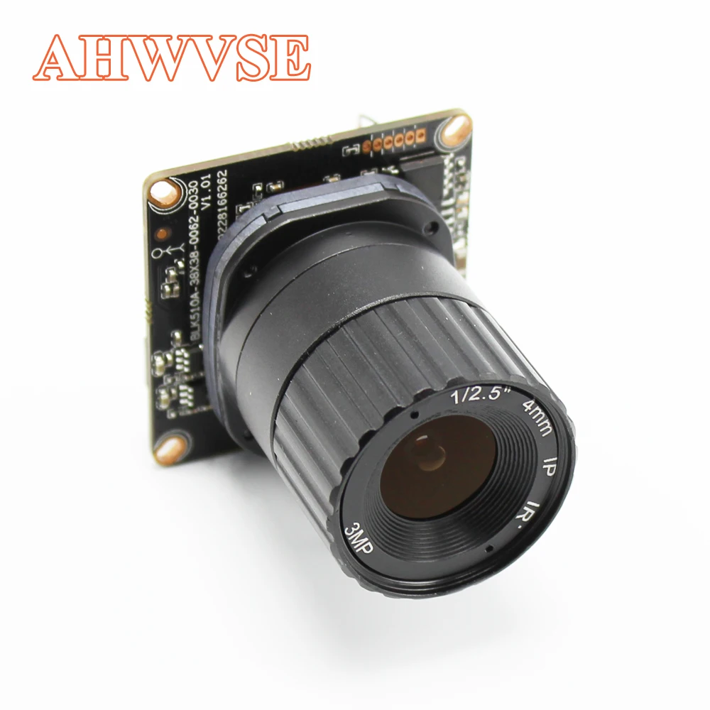 Модуль ip камеры с объективом CS 4 МП черный светильник XMeye App PCB DIY CCTV камера