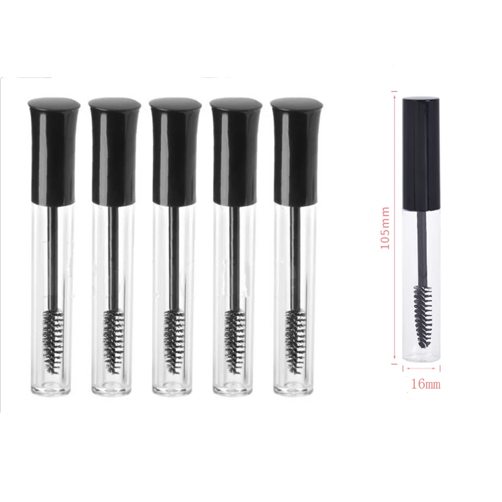 New Hot 10mL Fashionable Empty Black Eyelash Tube Mascara Cream Vial Container Refillable Bottles Accessories Makeup 3