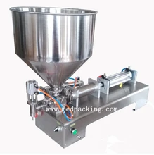 100 1000ml Single Head Cream Pneumtic Filling Machine YS PF1000 GRIND