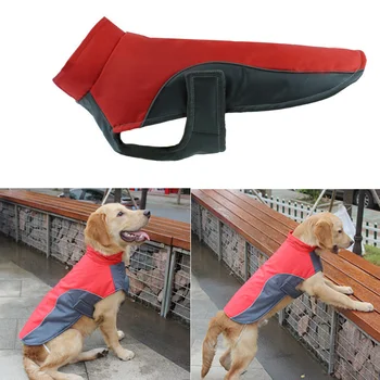 

Dog Waterproof Winter Warm Rain Coat Vest Reflective Coat Sport Vest Pet Clothes HG99