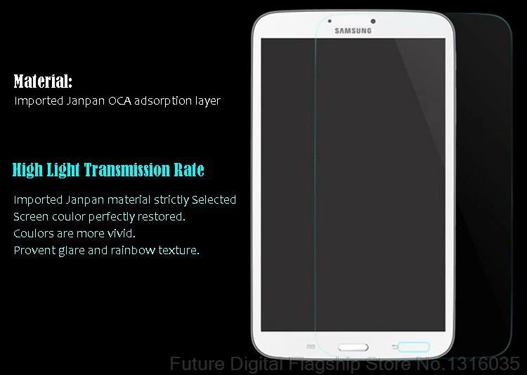 BINFUL Закаленное стекло протектор экрана для samsung Galaxy Tab 3 8,0 T310 T311 планшета закаленное защитное стекло