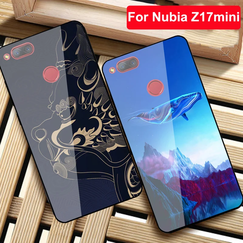 Чехол из закаленного стекла для Nubia Z17mini beast Forbidden City Edition защитный жесткий чехол Z17