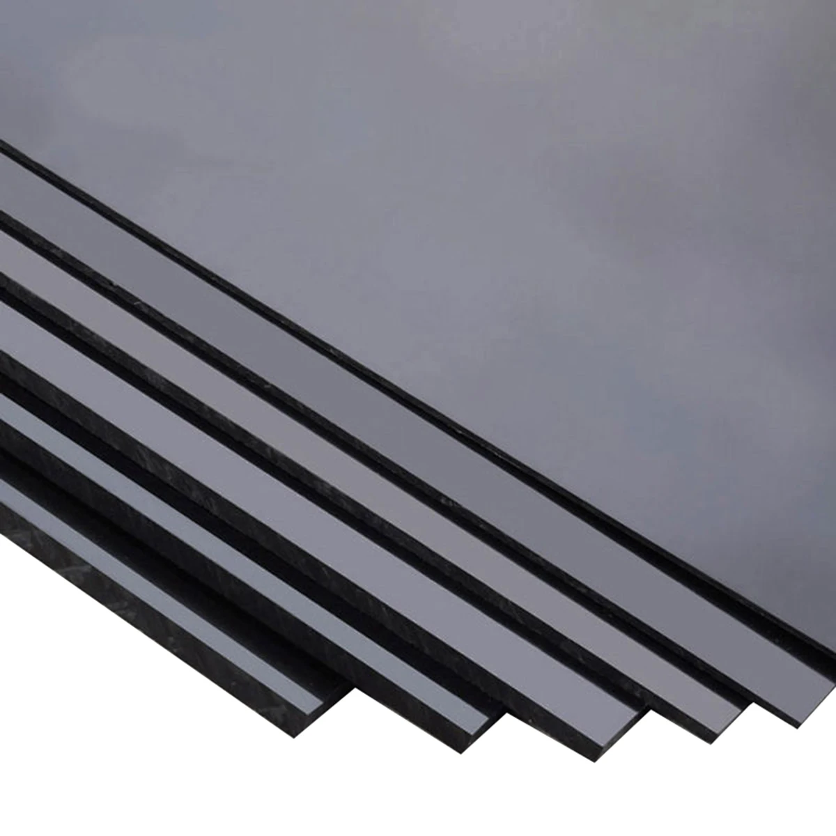 1pc High Quality ABS Plastic Sheet 300*300*0.5mm Flexible Smooth