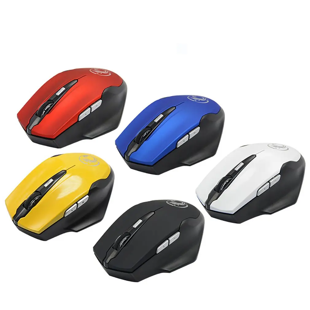 6 клавиш игровая мышь e-1900 1600 dpi 2,4 GHz беспроводная оптическая 6D игровая мышь Мыши для компьютера ПК ноутбука USB приемник