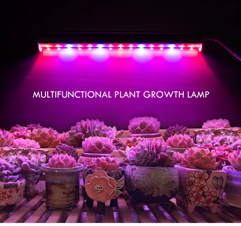 T5 лампа для выращивания растений, полный спектр, светодиодный светильник для выращивания растений, бар, цветы, Крытый Фито, лампа для рабочего стола, растения ростки, растительный тент