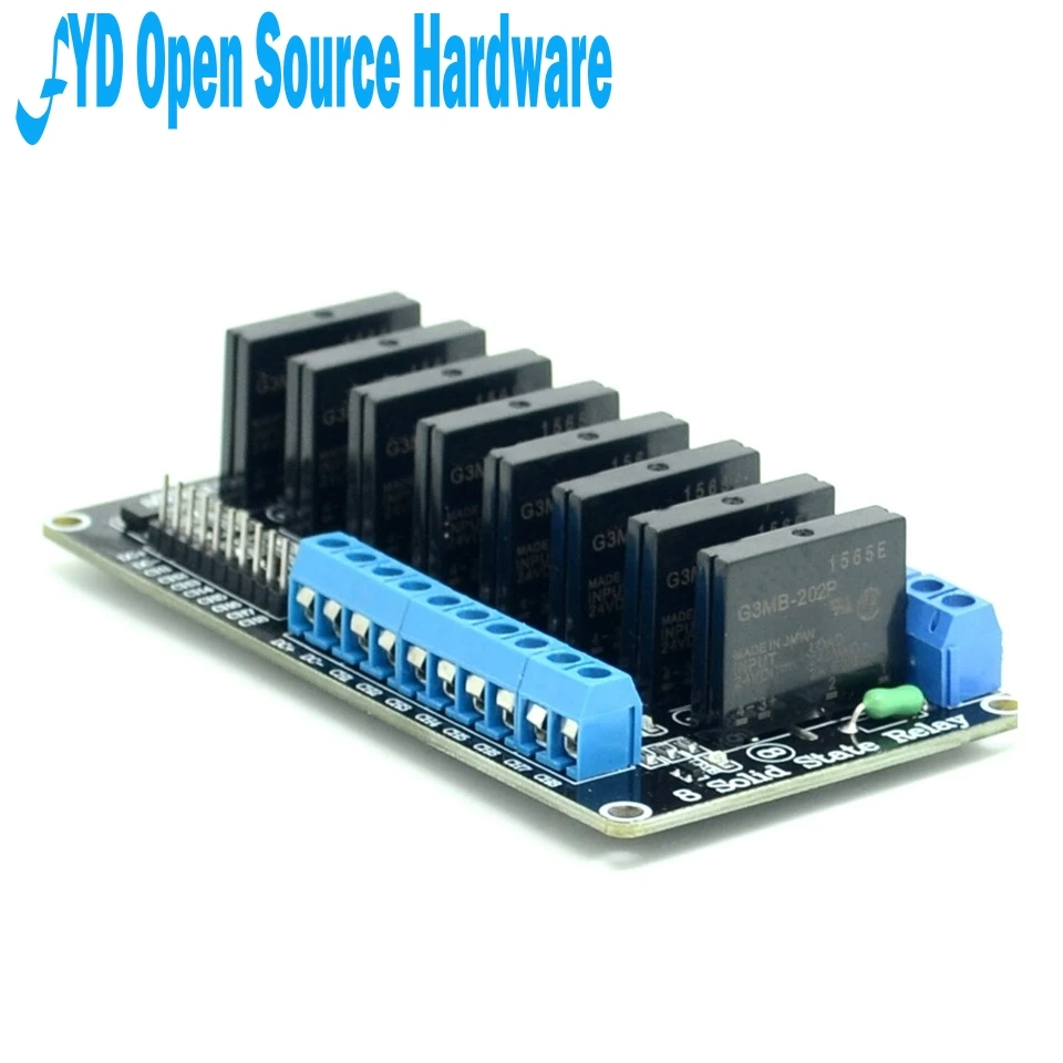 Usb кабель 1 шт 1/2/4/8 канала твердотельные реле G3MB 202P DC AC PCB SSR In 5 вольт постоянного