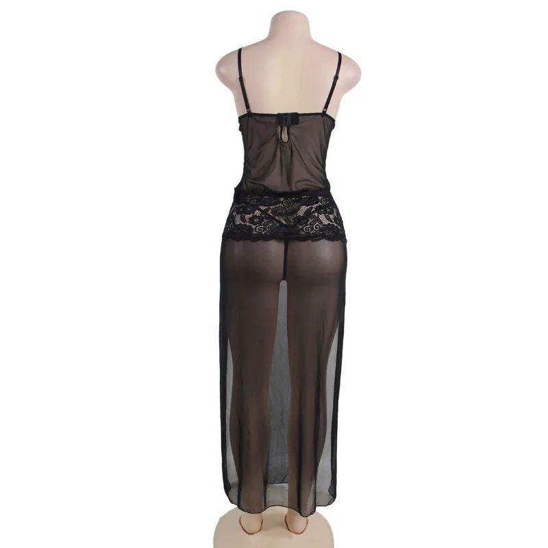 Сексуальное женское белье горячей эротический черный завернутый длинное платье фантазии сексуальное Эротическое белье юбка сексуальные