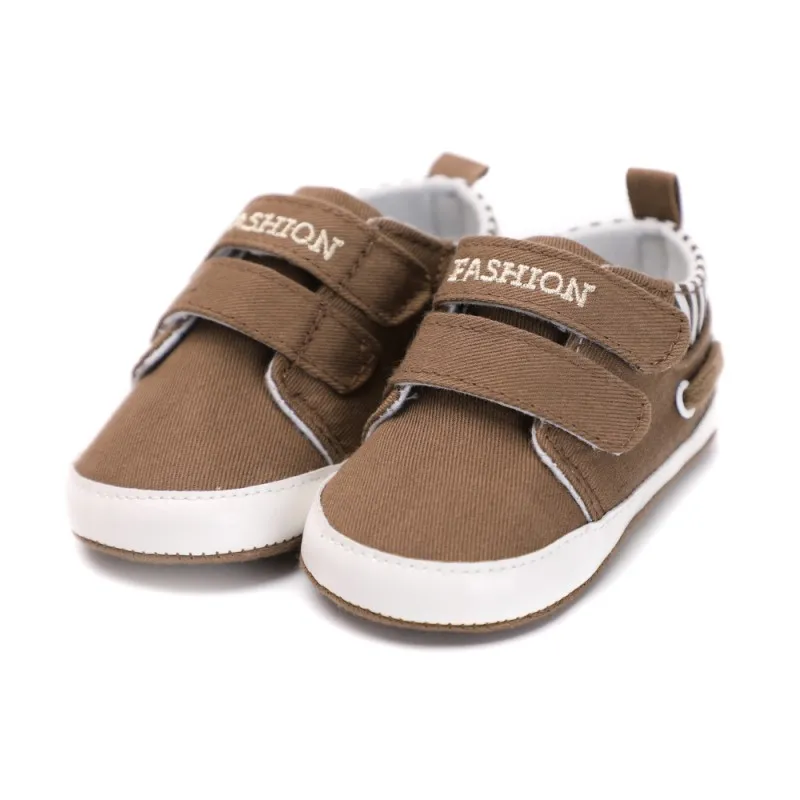 

Baby Boys Girls Canvas Shoes High Quality Two Strap Newborn Baby Toddler Fashion First Walkers For 0-18 Month 2018