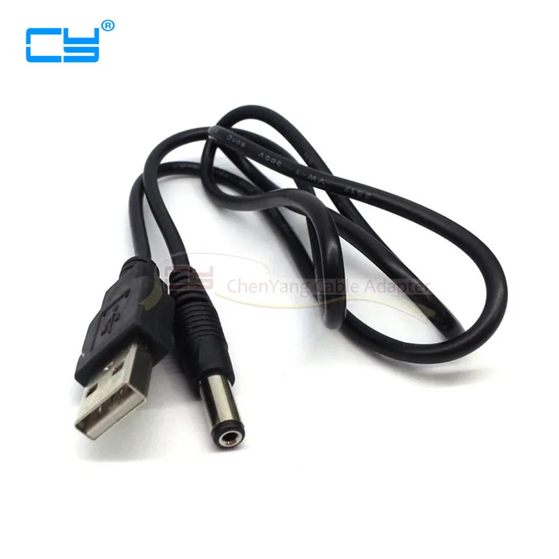 Разъем питания USB 2 0 A типа папа на 5 мм постоянный ток В кабель 80 см | Компьютеры и