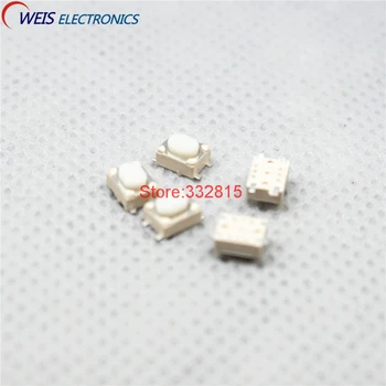 

200PCS 3x4x2.5mm 4 PIN micro switch push button switches mini tact switch 3*4*2.5mm tactile SMD 4PIN Free shipping