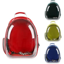 2018 new Dog Outdoor Carrier Bag Pet Products transparent pet backpack Transparent Breathable Puppy Cat Bag Top Quality Fashion