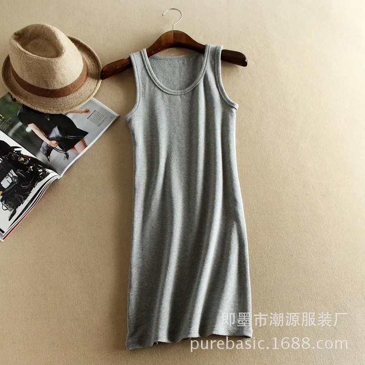 Little Long Cotton Women Sexy Soft Tank Tops Solid Sleeveless Vest,Camisole Vest Top Cropped for Ladies woman