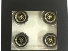 1/64 новая специальная цена литая металлическая модель автомобиля модифицированные колеса резиновые игрушечные шины для детей - Цвет: a19