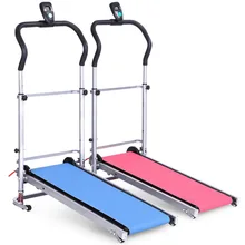 Household Mechanical Treadmill With Low Noise Walking Machine Foldable Home Trainer Fitness Equipment 