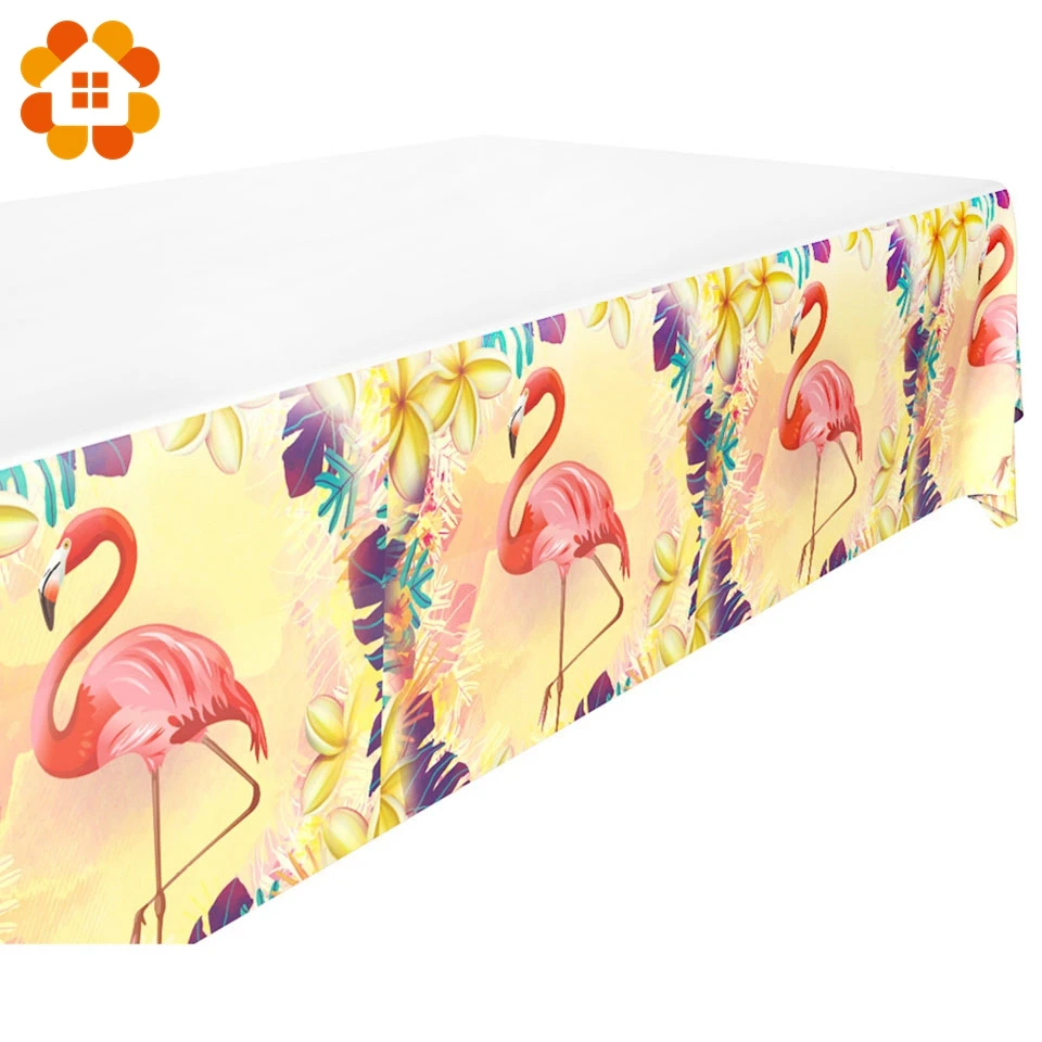 Flamingo Series Disposable Tableware Paper Material DIY Wedding Birthday Theme Party Decorations Kids Adult Supplies Table Decor