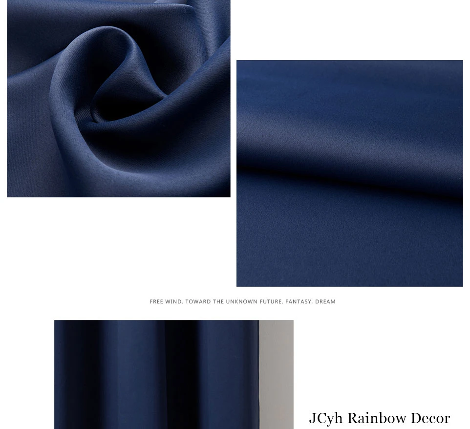 JRD Modern Blackout Curtains For Living Room Window Curtains For Bedroom Curtains Fabrics Ready Made Finished Drapes Blinds Tend