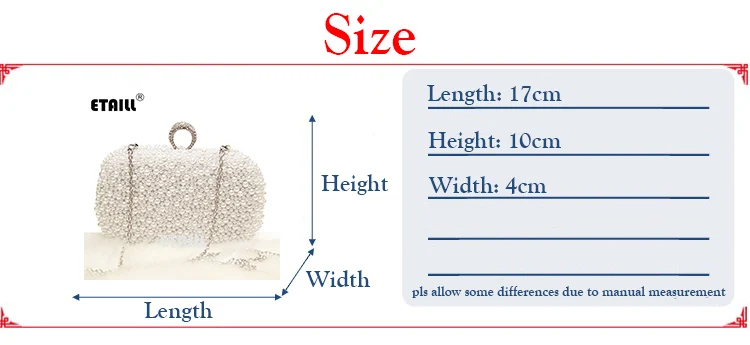 Белый жемчуг клатч Винтаж бисером вечерняя сумочка; BS010 элегантные свадебные Для женщин клатч вечерние женские цепи сумка