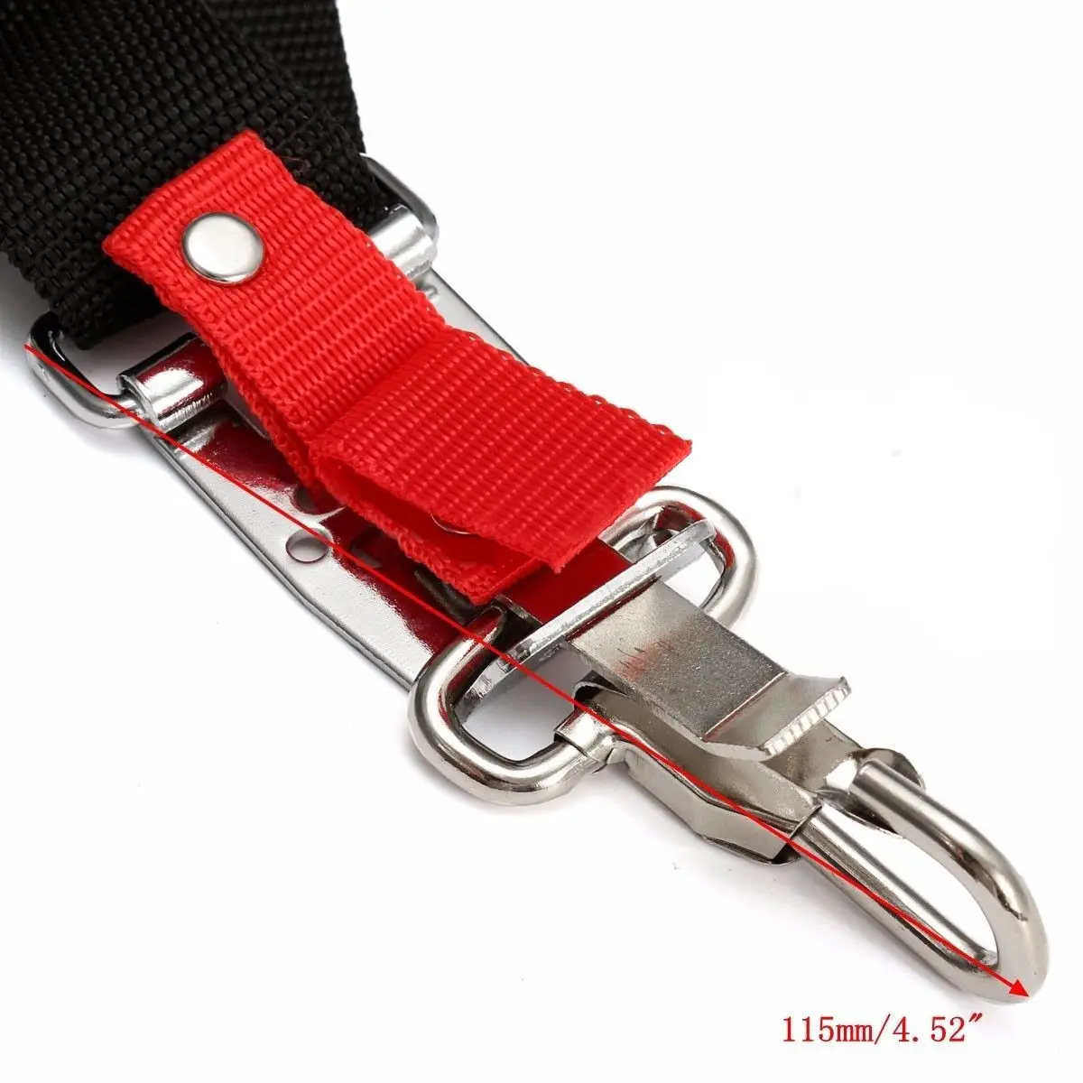 1pc Strimmer Brushcutter Adjustable Quick Release Harness Shoulder Strap Black
