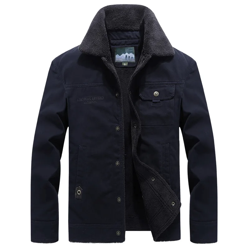  2019 Winter Outwear Jacket Men Thicken Wool Liner Warm Coat Male Windbreaker Military Men Jacket ch