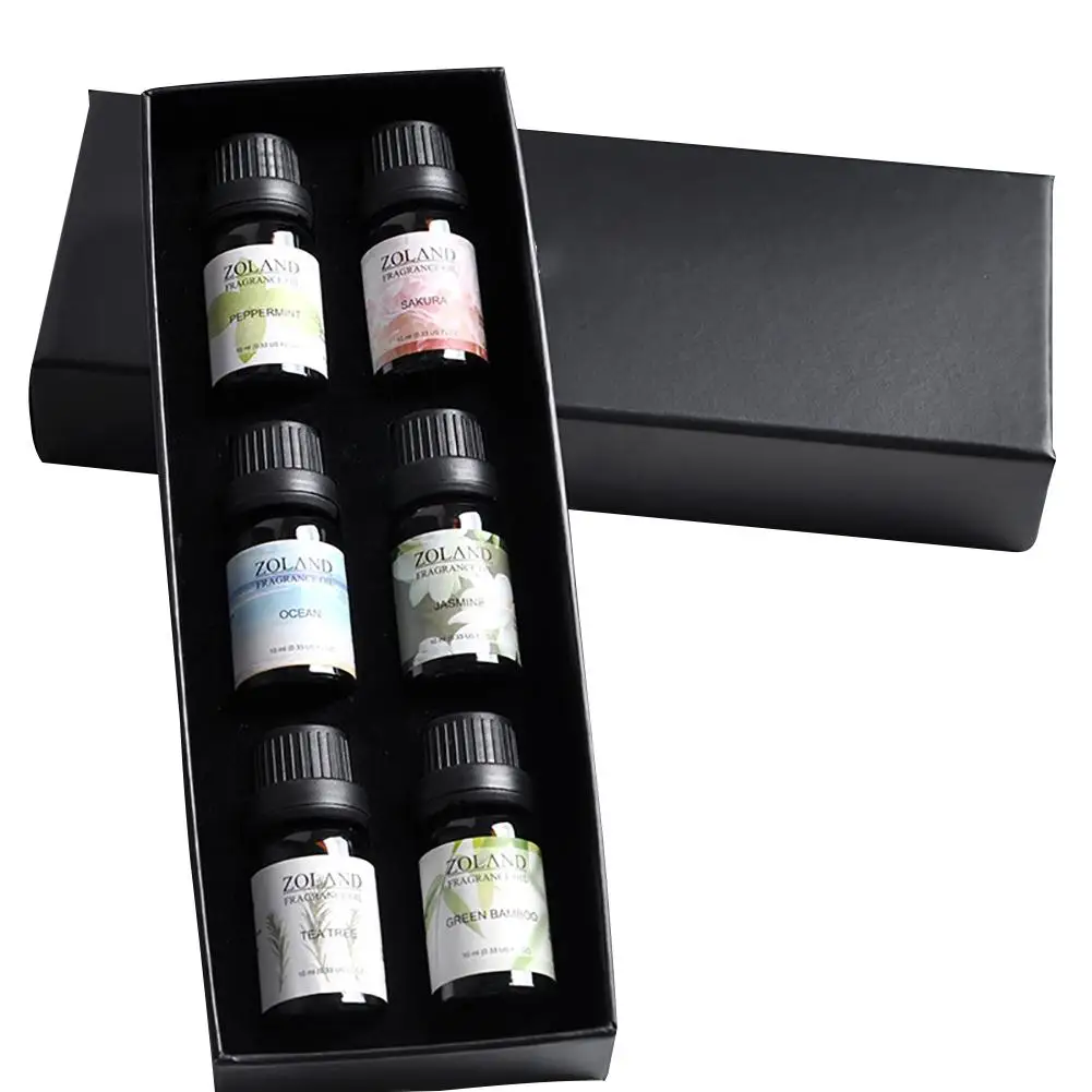 

6PCS Water-soluble Pure Natural Essential Oils Set Humidifier Aromatherapy Fragrance Cleansing Skin Relieve Tired And Headache