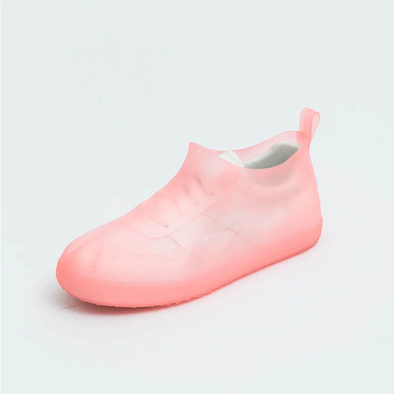 

Children Waterproof Reusable Rain Shoes Covers Boys Girls Rubber Slip-resistant Rain Boot Overshoes Shoes Accessories Rain Wear