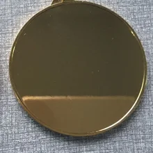 Индивидуальный заказ спортивные медали-100 шт. 2,25 дюймов медаль без текста с лентой