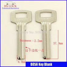 Удлиненные baodean прямо Ванна двери& дом ключ пустой ключ корпус ключа для вертикальный ключ машина для резки заготовки ключей B056