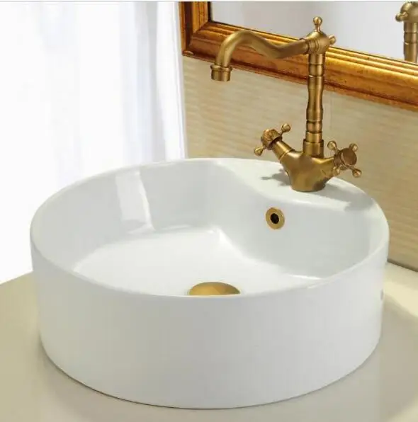 Новый дизайн, антикварная Ванная комната бассейна/раковина переполнения крышка/латунь шесть опорное кольцо Ванная комната продукт