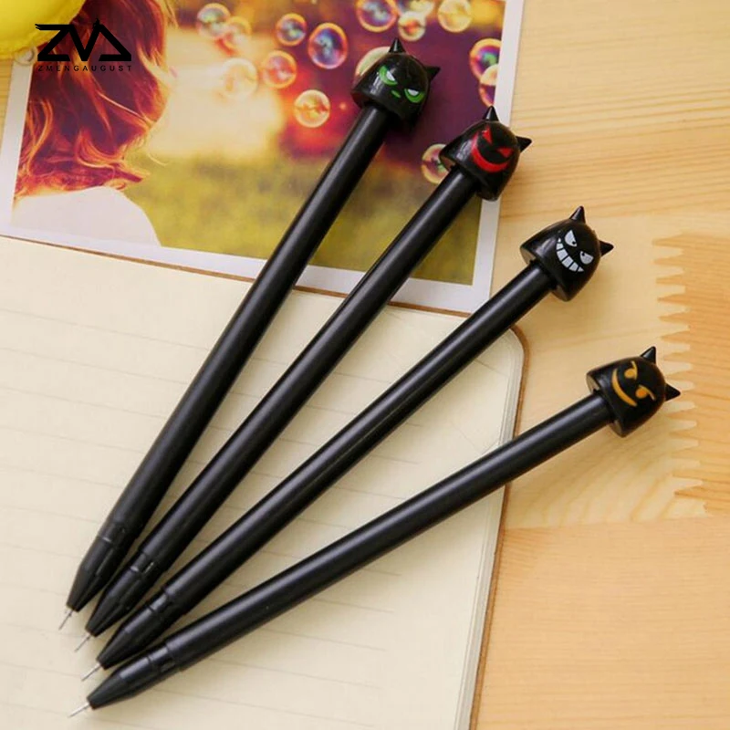 

2pcs/lot Lovely bat Stationery gel pen Caneta School novelty Office supplies kawaii Students Black Neutral pen child's gift