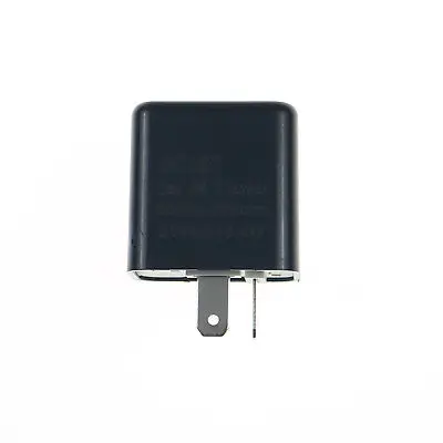 Черный 2 Pin FIX быстрый/без мигания мигалки светодиодный сигнал поворота реле кафе гонщик на заказ