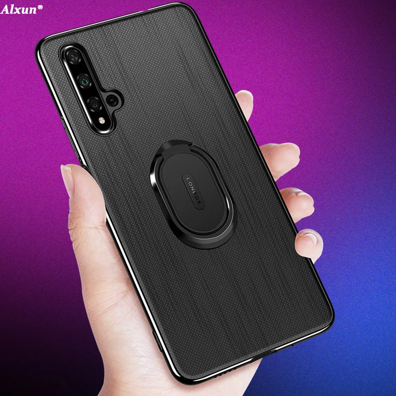 

Alxun For Huawei Honor 20 Pro Case Cover Honor 20 Car Magnetic Stand TPU + PC Back Cover For Huawei Honor 20 Pro Honor 20 Case