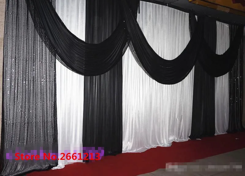 3 6m 10ft 20ft Funeral Backdrop Church Stage Curtain With